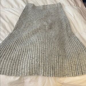 Elegant Gray Maxi Skirt